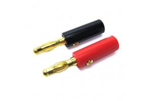 Etronix 4mm Gold Banana to Deans type plug ET0268